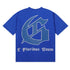 Godspeed T-shirts Astronaut Moon Landing Print Cotton Casual Short Sleeve Men and Women