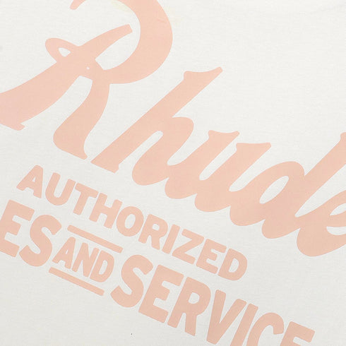 Rhude T-shirts Letter Printed Cotton Casual Short Sleeve Men and Women