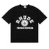 Rhude T-shirts French Cote d'Azur Printed Cotton Casual Short Sleeves Men and Women