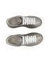 Women's Alexander Mcqueen Multicolor Glitter Spray Oversized Sneakers in Silver Leather