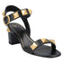 Women's Valentino Roman Stud Sandals Black