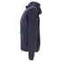 Men's Prada Zipped Hoodie in Navy Blue Cotton and Nylon