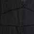 Women's Chloé Pleated Sheer Long Sleeve Blouse in Black Silk