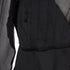 Women's Chloé Pleated Sheer Long Sleeve Blouse in Black Silk
