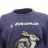 Women's Gucci L'Aveugle Par Amour Hare Appliqué Sweater in Navy Blue Cotton