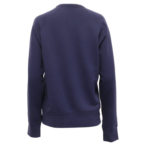 Women's Gucci L'Aveugle Par Amour Hare Appliqué Sweater in Navy Blue Cotton
