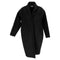 Women's Stella Mccartney Hidden Buttoned Coat in Black Wool