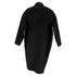 Women's Stella Mccartney Hidden Buttoned Coat in Black Wool