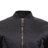 Women's Balenciaga Shrunk Bomber Jacket in Black Polyamide