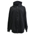 Women's Balenciaga Zip-Up Hoodie in Black Cotton