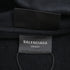 Women's Balenciaga Zip-Up Hoodie in Black Cotton