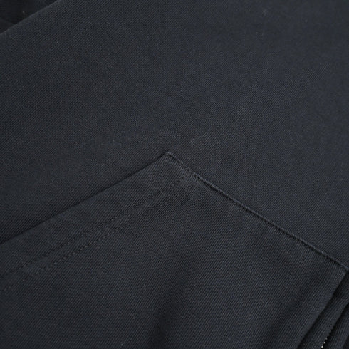 Women's Balenciaga Zip-Up Hoodie in Black Cotton