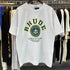 Rhude T-shirts Green Print Loose Casual Short Sleeve Men and Women