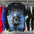 Godspeed T-shirts Skull Landscape Printing Cotton Casual Short Sleeves Men and Women