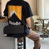 Rhude T-shirt Classic Sunset Theme Printed Short Sleeve T-shirt