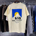Rhude T-shirts Racing Printed Cotton Casual Short Sleeves Men and Women