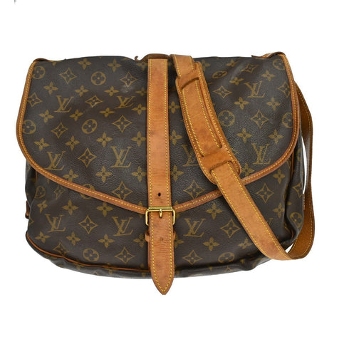 Saumur Handbag Monogram Canvas 35