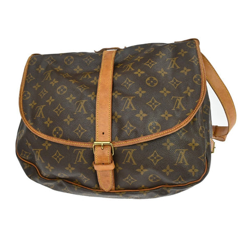 Saumur Handbag Monogram Canvas 35