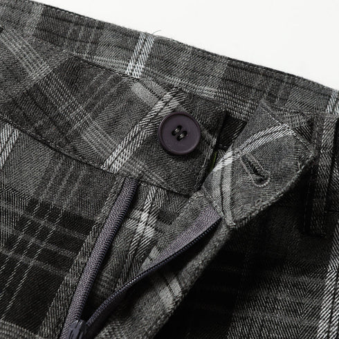 Denim Tears Long-Sleeved Shirt & Suit Pants 2 Piece Set Kapok Plaid