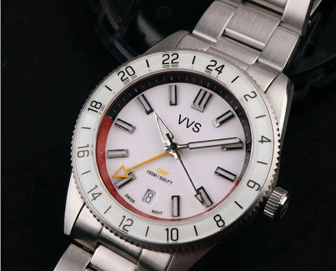VVS Watches™ Ocean Meridian | Quartz GMT Style