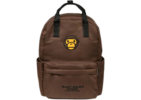BAPE Baby Milo Store Medium Backpack Brown