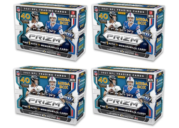 2021 Panini Prizm Football Mega Box (Pink Prizms) 4x Lot