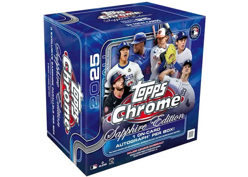 2025 Topps Chrome Sapphire Edition Baseball Hobby Box
