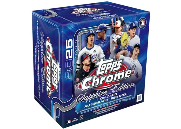 2025 Topps Chrome Sapphire Edition Baseball Hobby Box