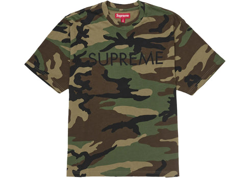 Supreme Capital S/S Top Woodland Camo