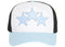 AMIRI 3 Star Trucker Cap White/Blue