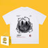 Drew T-shirts Short-Sleeved Clothes Hand-Shaped Brush Smiling Face