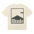 Rhude T-shirts Printed Cotton Crew Neck Short Sleeve Men and Women