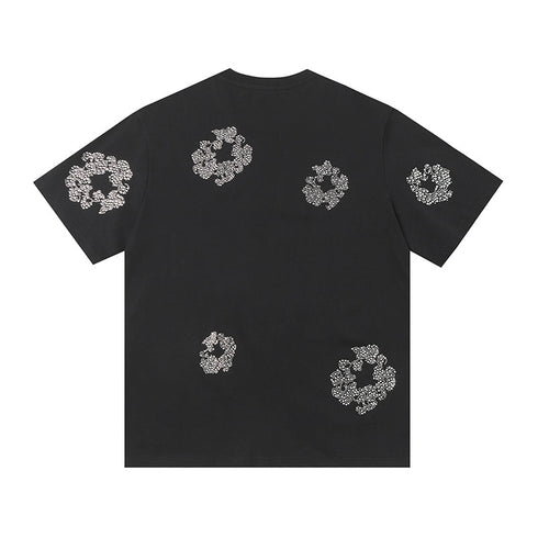 Denim Tears T-shirts Rhinestones
