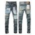 SOLLSALE-PURPLE Fashion Jeans 9015