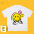 Drew T-shirts Short Sleeve T-shirt Smiley Face Letter Print