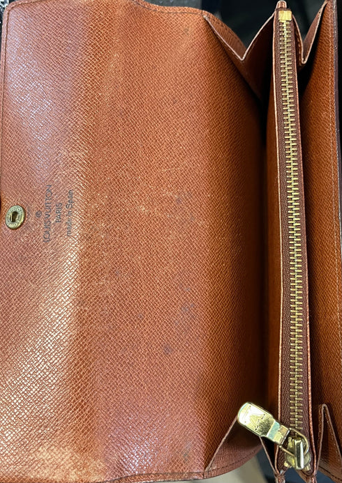 Sarah Wallet Monogram Canvas