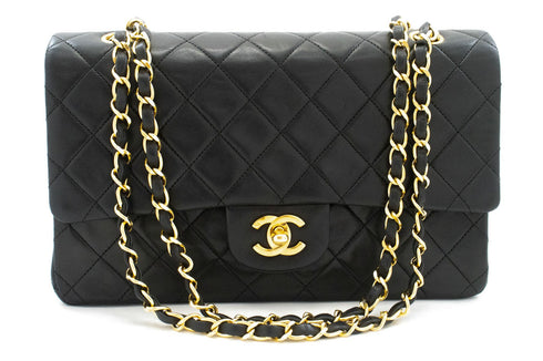Vintage Classic Double Flap Bag Quilted Lambskin Medium