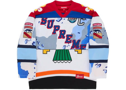 Supreme Paneled Hockey Jersey White