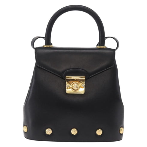 Gancini Convertible Top Handle Bag Leather Mini