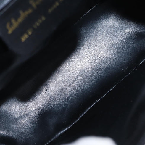 Gancini Convertible Top Handle Bag Leather Mini