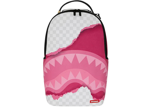 Sprayground 3D Check Backpack White/Pink