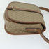 Vintage Saddle Flap Shoulder Bag Macadam Coated Canvas Small