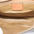 Vintage Saddle Flap Shoulder Bag Macadam Coated Canvas Small