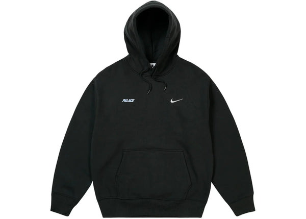 Palace x Nike Font Swoosh Hoodie Black