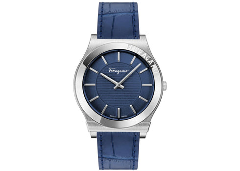 Ferragamo Gancini Leather SF4L00325 (Blue Sunray)