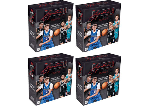 2025-26 Topps Signature Class Basketball Mega Box 4x Lot
