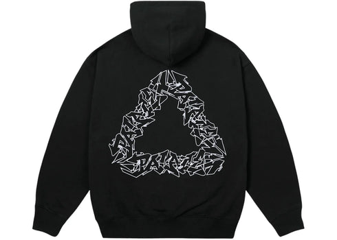 Palace P3 Piece Hoodie Black