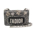J'Adior Flap Bag Embellished Leather Mini