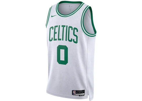 Nike NBA Boston Celtics Jayson Tatum Association Edition Swingman Jersey White/Green