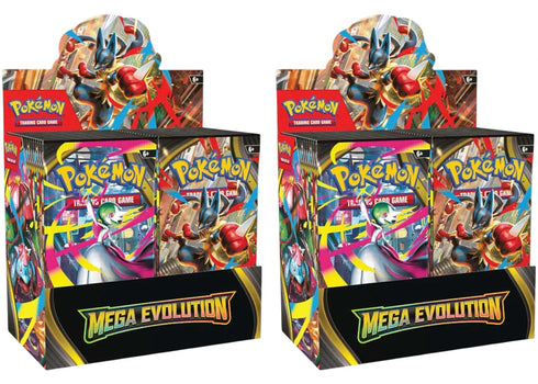 Pokémon Mega Evolution Base Set Booster Box (36 Boosters) 2x Lot